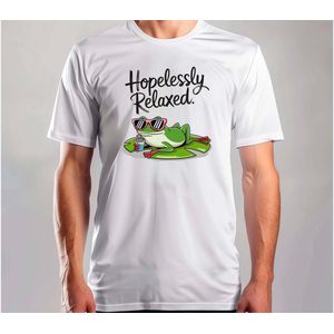 Hopelessly Relaxed - T Shirt - Funny - Sarcasm - Sarcastic - DarkHumor - Grappig - Sarcasme - Sarcastisch - DrogeHumor