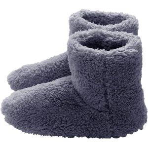 Longziming - USB Verwarmde Sloffen - Grijs - Elektrische Pantoffels met 5V Verwarming