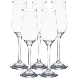 Pasabahce Prosecco/Champagneglazen - glas - set 18x stuks - 190 ml