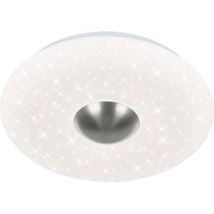 Briloner Leuchten LED Paneel Plafondlamp Plafondlamp 12 W Wit-Zwart Ø19cm
