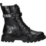 Tamaris - Enkellaarsje - Zwart - Lace-up Boot - 37