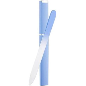 1 Pack Crystal Nail Glass File Strong Glass File for Natural and Artificial Nails, Nail File with Case Crystal Nail File Professional Salon Manicure Tool