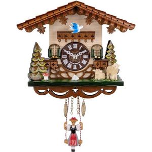Engstler - 174 SQ - Wandklok met schommel - Quartz