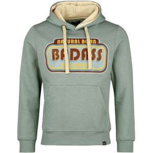King Kerosin Badass Hoodie Heren Trui met capuchon - groen - M