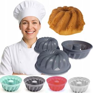 Siliconen Bakvormen voor Muffins & Cupcakes - 3 Stuks