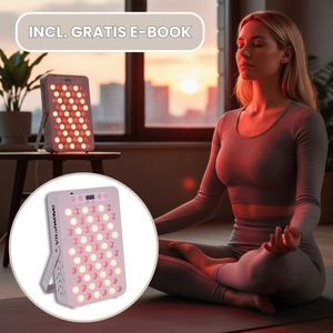 Vitalwave VT300 - Lichttherapie Lamp - Rood - 660 nm & 850 nm - 200 Watt - Zonder Flikkering - Zeer Lage EMF