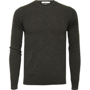 Hommard Pure Cashmere Crew Neck Sweater, Charcoal, X-Large, Trui, Unisex, Kasjmier, pullover, Ronde nek