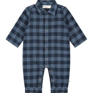 Smitten Organic - Baggy Overall Boxpak-  China Blue - Maat(86)