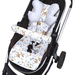 Kinderwagenkussen / Basics Baby stoelkussen, zitkussen / Voor kinderwagen, buggy kinderzitje en babyzitje, ademend zitkussen, cover kinderwagen