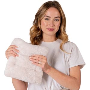 Chillaxy - Pittenzak - Kersenpitkussen - Pittenkussen Magnetron - Warmtekussen - Wit