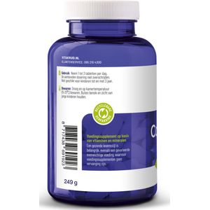 2x Vitakruid Calcium 400 & D3 uit Rode Alg 100 kauwtabletten