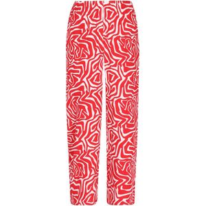 myMo - Broek - Abstracte Print - Young Fashion - Relaxte Lange Broek