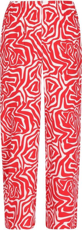myMo - Broek - Abstracte Print - Young Fashion - Relaxte Lange Broek
