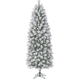 Black Box Trees - Chandler kerstboom slim groen frosted TIPS 382 - h185xd69cm - Kerstbomen