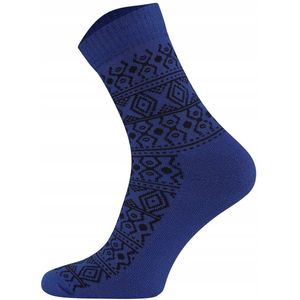 Comodo DailyAztec Merino Wandelsokken - Maat 35-38 - Blauw