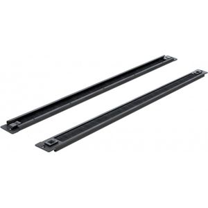 Delock - 19″ Kabelmanagement Borstelstrip - Zwart - Gereedschapsvrij - 1U