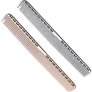 Professionele Kapperskammen - Multifunctionele Stylingkam voor Salons en Thuisgebruik (Zilver, Roségoud)