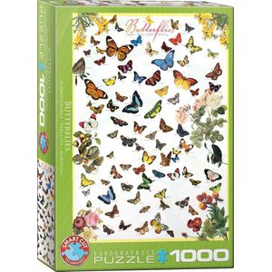 Eurographics Butterflies 1000pcs Legpuzzel 1000 stuk(s) Dieren