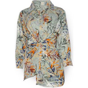 Ibramani Bryanna Dames Overhemd - Dames Blouse - Dames Top - Dames Rimpel Tuniek - Modern batik