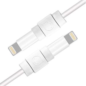 UGREEN Charging Cable Protector - Kabel Beschermer - voor iPhone/iPad Samsung Oplaadkabels - Wit (6-Pack)