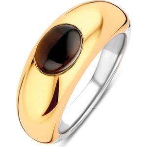 Ti Sento - 12173TB - Damesring - Goudkleur - Bruine Steen