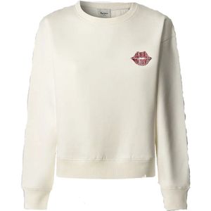 Pepe Jeans Letha Sweatshirt Wit L Vrouw