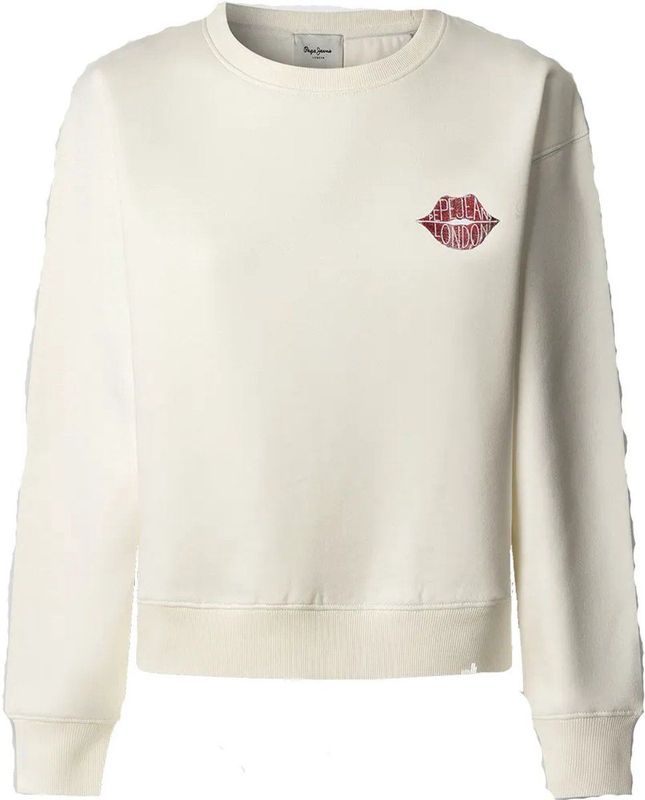 Pepe Jeans Letha Sweatshirt Wit L Vrouw