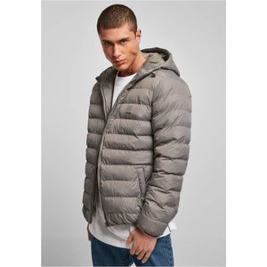 Urban Classics - Basic Bubble Gewatteerd jack - XXL - Grijs