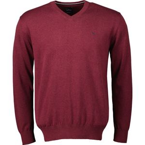 Jac Hensen Pullover - Modern Fit - Bordeaux - 5XL Grote Maten