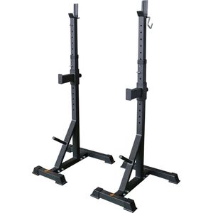 RS Sports Heavy Squat standaard - Verstelbaar Squat rack - Haltersteunen - Belastbaar tot 300 kg