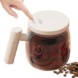 Automatische Roerbeker 400 ml – USB-oplaadbaar – Wit