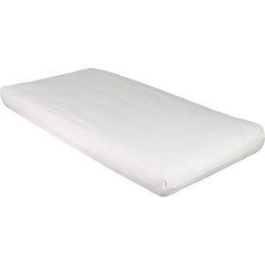 MamaLoes Jersey Wit 40 x 80 cm Wieg Hoeslaken