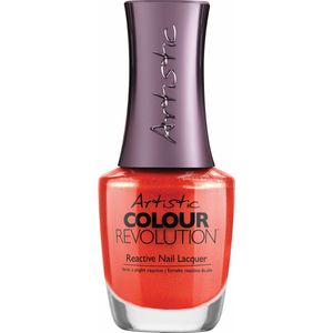 Artistic Nail Design Colour Revolution ' Juiced ' ( Helder Oranje Shimmer )