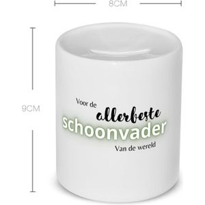 Akyol - voor de allerbeste schoonvader van de wereld Spaarpot - Papa - de beste schoonvader - vader cadeautjes - vaderdag - verjaardagscadeau - verjaardag - cadeau - geschenk - kado - gift - vader artikelen - 350 ML inhoud