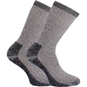 Thermo wollen sokken met elastan - versterkte zool - prijs per 2 paar