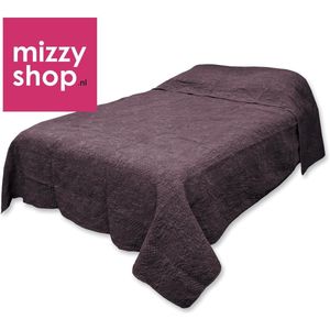 Unique Living Isa - Bedsprei - Eenpersoons - 170x220 cm - Lavender