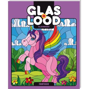 Kleurboek Glas in lood - Fantasie