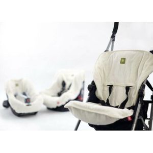 Naturali - 100% biologisch katoen - deken - hoes - kinderwagen - buggy