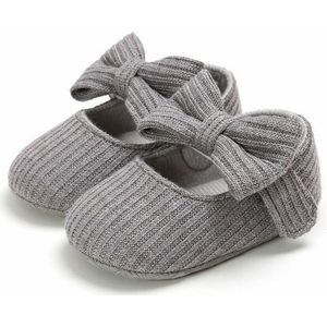 Babyschoenen - Baby schoentjes Meisje - Zomer - Sloffen - Grijs - Maat 21 - 12-15 maanden