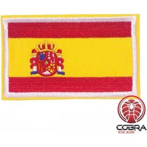 Vlag Spanje geborduurde patch embleem | Strijkpatch embleemes | Military Airsoft