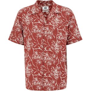 WE Fashion - Heren Overhemd - Roestbruin - Regular Fit - Viscose