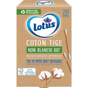 Lotus - Organic - Wattenstaafjes - Doos van 200 Sticks