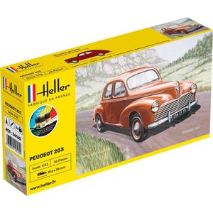 Heller - 1/43 Starter Kit Peugeot 203hel56160 - modelbouwsets, hobbybouwspeelgoed voor kinderen, modelverf en accessoires