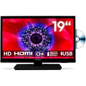 MEDION - E8192501 - HD-tv - 47 cm - Met DVD-speler - Drievoudige Tunerontvanger - HDMI - USB