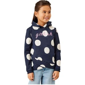 Name It - Bibba - Sweatshirt - Grijs Gemêleerd - 85% Katoen BCI, 10% Viscose, 5% Geborsteld Elastaan