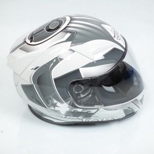 torx integraalhelm voor dames / heren maat xl billy 2 57 wit grijs / 61-62 nieuw