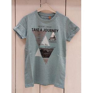Blue Seven-Boys knitted T-shirt- Glacier-Blue