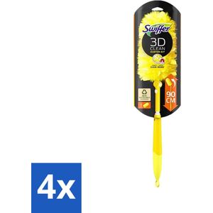 4 x Swiffer - Duster XXL - Telescopische Plumeau - 360° Stofverwijdering - Handvat + 1 Doek - Stofzuiger - Plumeau - Stofdoek - Schoonmaak - Stof Verwijderen