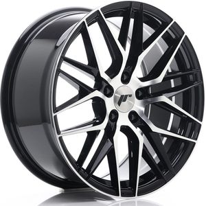 JR-Wheels JR28 Velgen 18 Inch 8.5J ET40 5x112 Gloss Black Machined Face