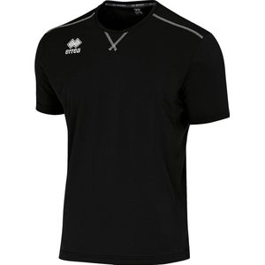 Errea Everton T-Shirt Mc Jr 00120 Zwart - Sportwear - Kind